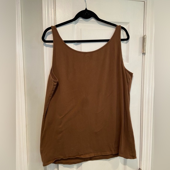 Duluth Size XXL Brown Cotton Stretch Pullover Scoop Neck Tank Top - Picture 4 of 8
